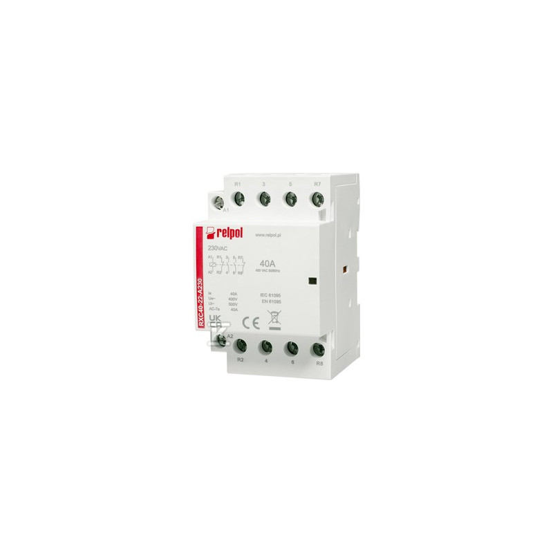 STYCZ.INST.2NO+2NC,40A,AC RXC40-22-A230