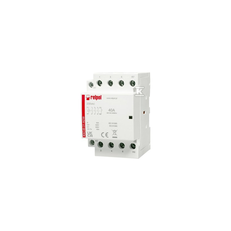 STYCZ.INST.3NO+1NC,40A,AC RXC40-31-A230