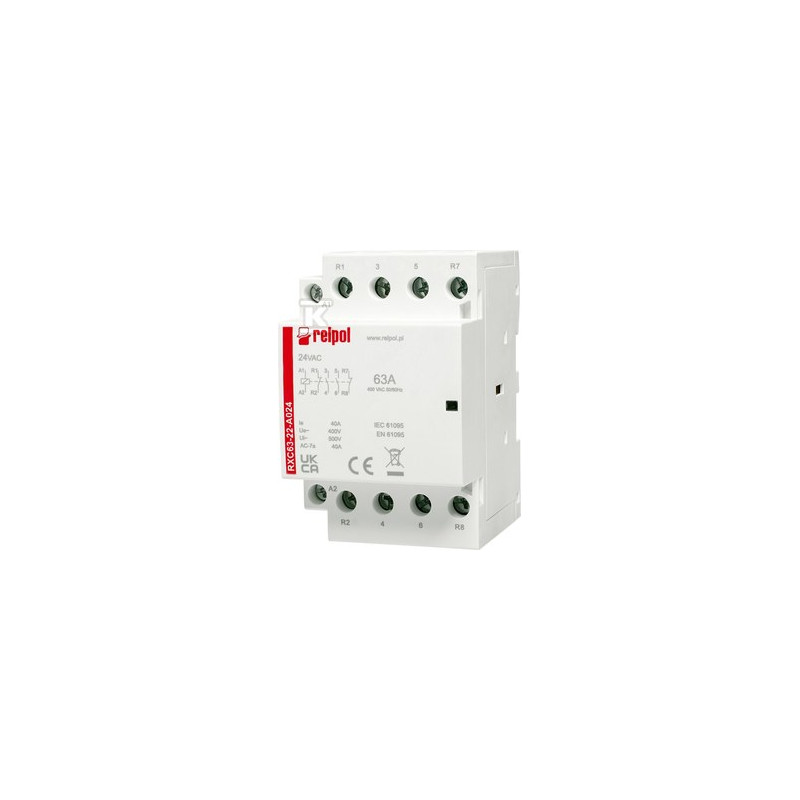 STYCZ.INST.2NO+2NC,63A,AC RXC63-22-A024