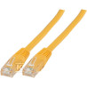 PATCHCORD RJ45 U/UTP 6 PVC CCA ŻÓŁ 0,