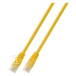 PATCHCORD RJ45 U/UTP 5E PVC CCA ŻÓŁ 2