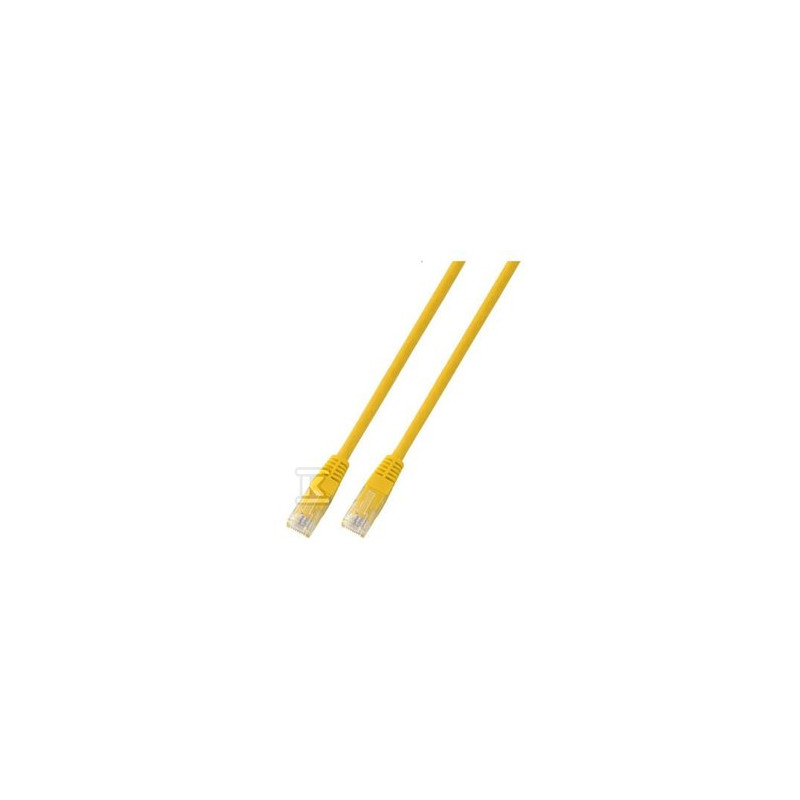 PATCHCORD RJ45 U/UTP 5E PVC CCA ŻÓŁ 2