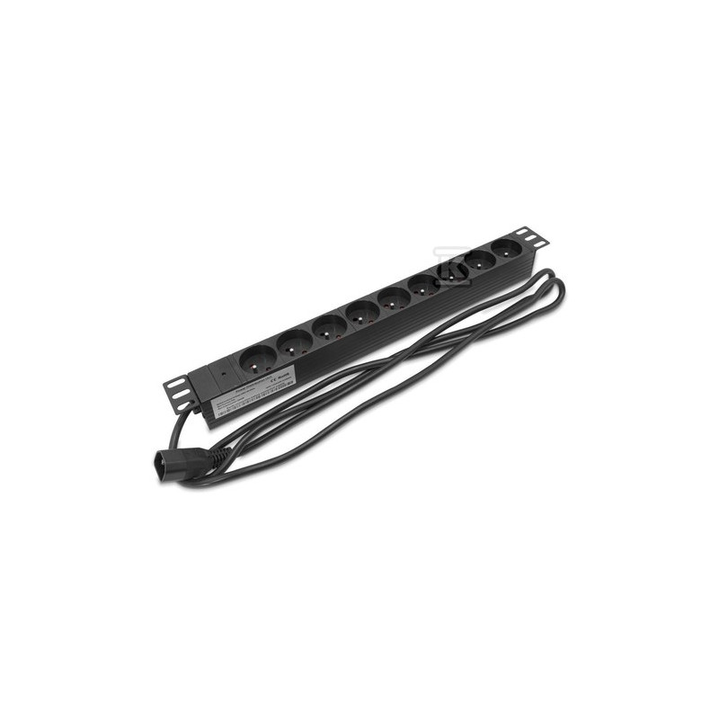 LISTWA ZASIL. 19'' 9X230V C14 BEZ WYŁĄ