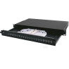 PANEL 19" 1U 24XSC SX 1X KASETA SC-FL-01