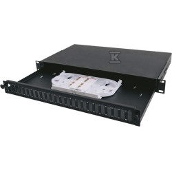 PANEL 19" 1U 24XSC DX 1X KASETA SC-FL-01