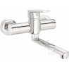 BATERIA UMYWALKOWA ŚCIENNA TUBO, CHROM