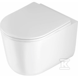 MISKA WC Z DESKĄ BEZKOŁNIERZ JASMIN BI
