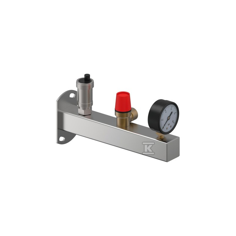 GRUPA BEZP.C.W.U.6 BAR,INOX,FLUVIA