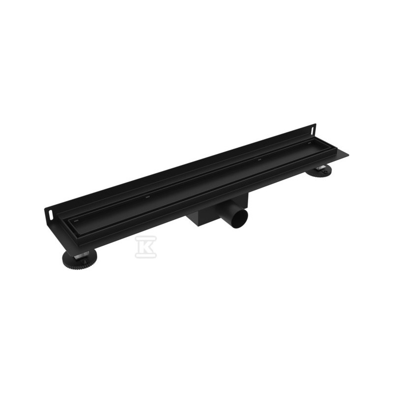 ODPŁYW PRZYŚCIENNY WALL 80 BLACK 2W1