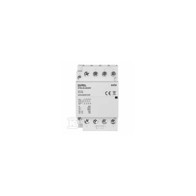 STYCZNIK 40A 4XNO 24V STM-40-40/24V