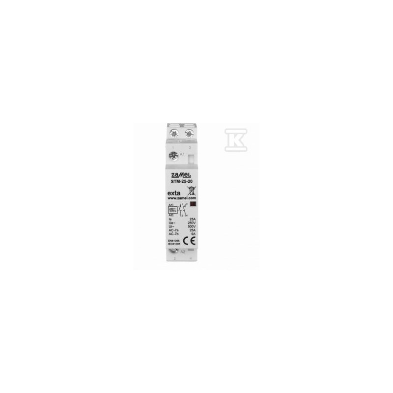 STYCZNIK 25A 2XNO STM-25-20