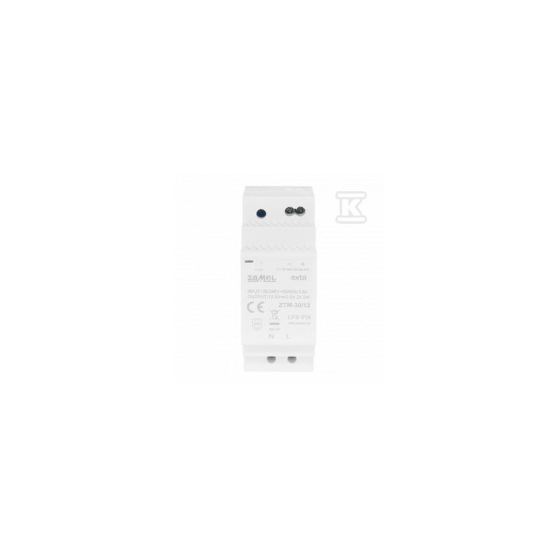ZASILACZ 30W 12V ZTM-30/12
