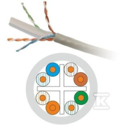 UTP KABEL 4X2X23AWG KAT.6 PVC ALANTEC